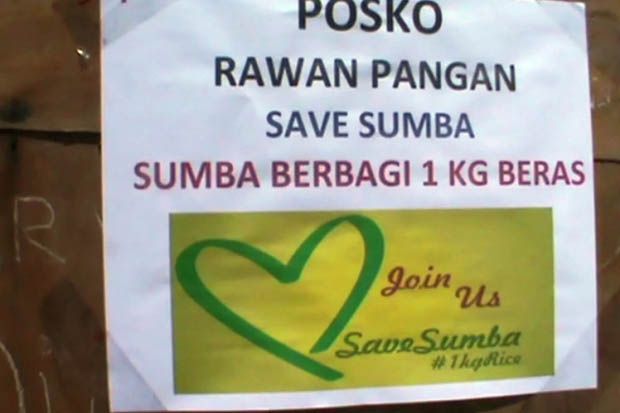 Save Sumba, Aksi Spontan Bantu Korban Rawan Pangan
