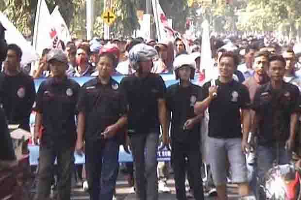 Pembahasan UMK Indramayu Molor, Buruh Protes