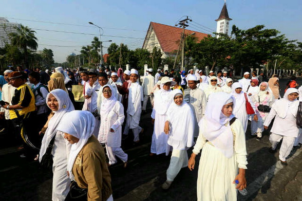 Semarak Muharam di Surabaya Libatkan 6.000 Siswa