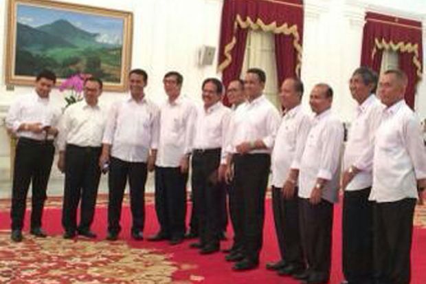 Calon Anggota Kabinet Jokowi-JK Foto Bersama di Istana