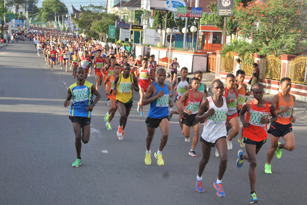 Pelari Kenya Dominasi Jakarta Marathon