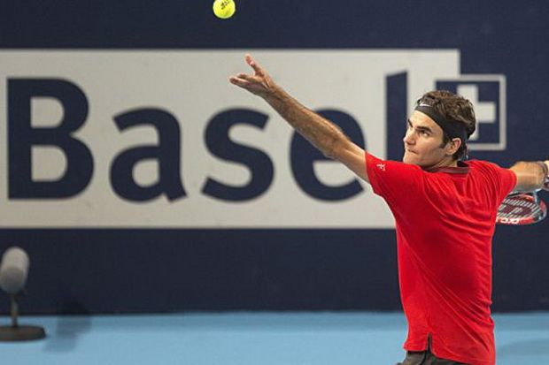 Federer Rebut Trofi Keenam di Basel