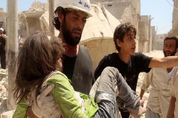 Bom Barel Bunuh 10 Pengungsi, AS Sebut Assad Biadab