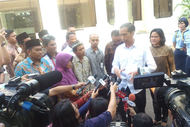 Pesan Jokowi kepada Keluarga Tukang Sate
