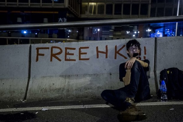 Demonstran Hong Kong Incar APEC