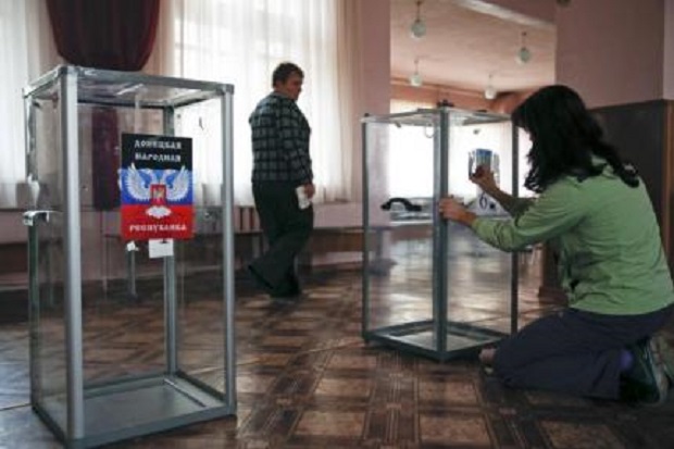AS Tidak Akan Akui Pemilu Ukraina Timur