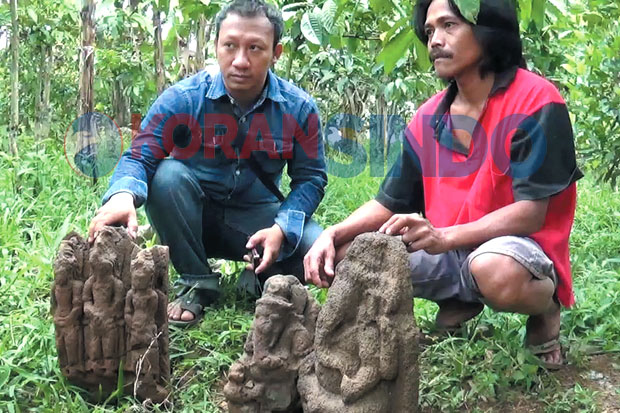 Patung Ganesha Ditemukan saat Gali Kuburan