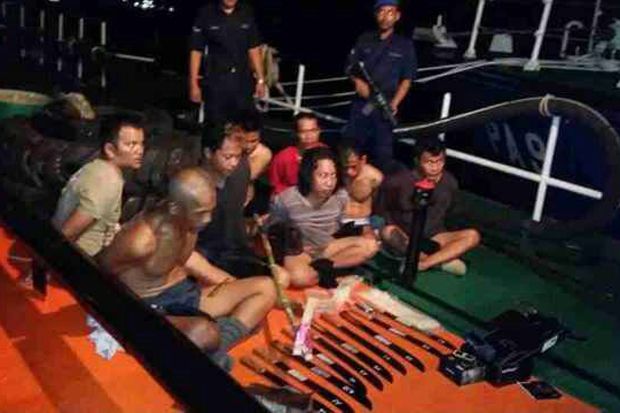 13 WNI Perompak Kapal Ditangkap di Malaysia