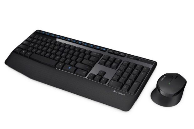 Desain Ramping Mouse dan Keyboard Wireless Combo Logitech
