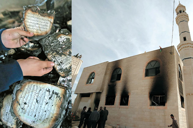 Warga Israel Bakar Masjid di Palestina