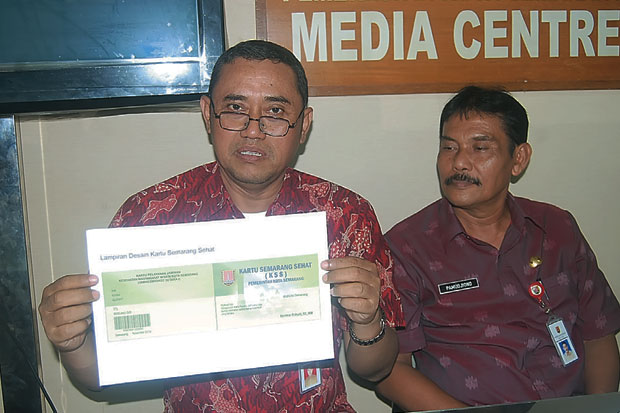 Kartu Semarang Sehat Diluncurkan