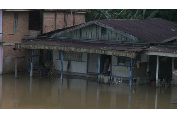 Ribuan Rumah di Kampar Terendam Banjir