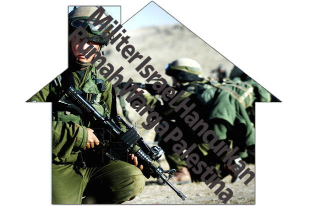 Militer Israel Hancurkan Rumah Warga Palestina