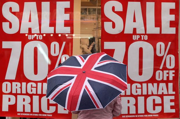 Penjualan Ritel Inggris Naik Tercepat dalam Enam Bulan