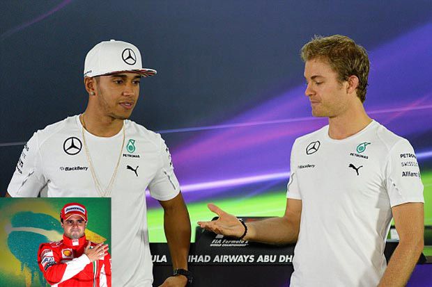 Felipe Massa Adu Domba Hamilton-Rosberg
