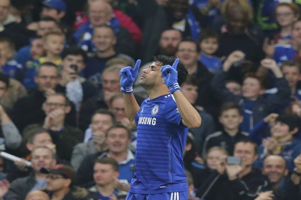 Costa-Hazard Buat Chelsea Unggul