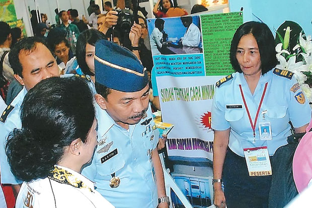Stan RSAU dr Esnawan Antariksa di Pameran HKN Ke-50