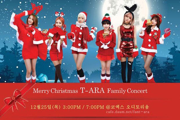 T-ara Tampil akan Tampil di Korean Concert on Christmas Day