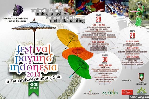 Festival Payung Indonesia Perkenalkan Potensi Seni