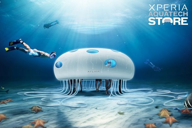 Sony Buka Toko Bawah Laut Xperia Aquatech