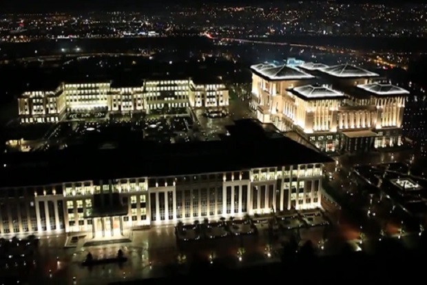 Istana Kepresidenan Baru Turki Memiliki 1.150 Kamar