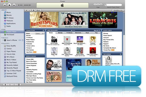 Penghapusan Lagu, Apple Tuduh Musik Label Mendesak iTunes DRM