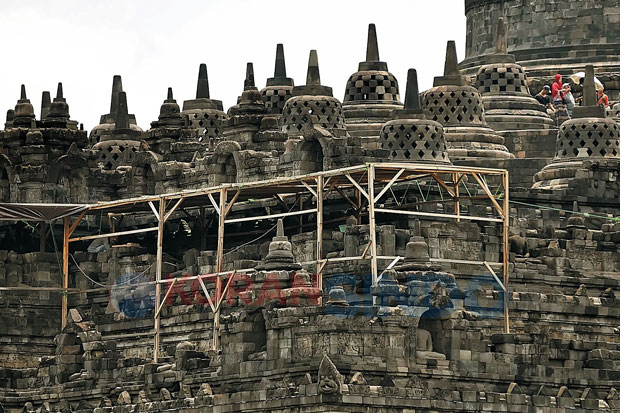 Pengelolaan Candi Borobudur Masih Parsial