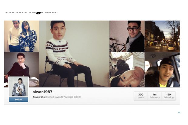 Follower Siwon Suju Capai 1 Juta di Instagram