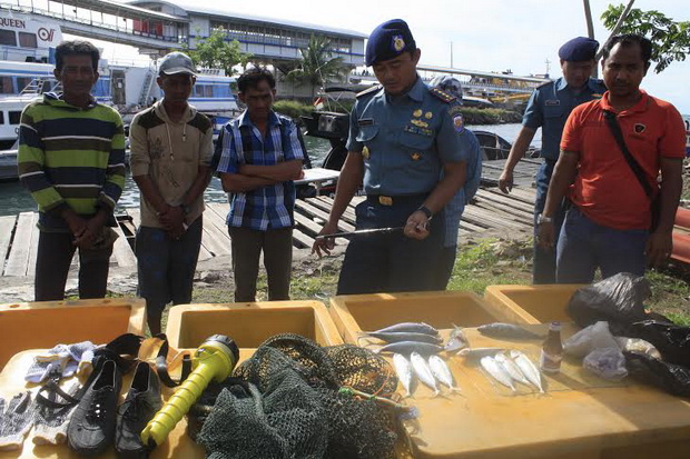 7 Nelayan asal Lampung Ditangkap TNI AL