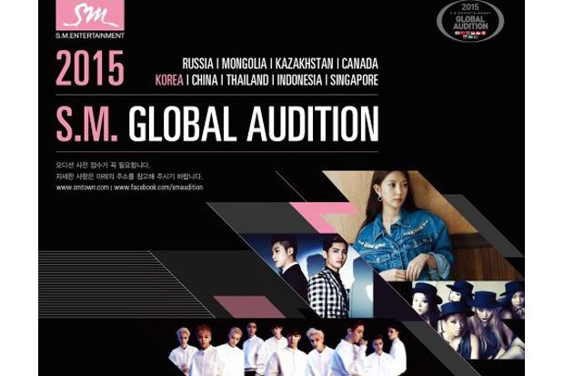 SM Entertainment Gelar Audisi Global di 15 Negara