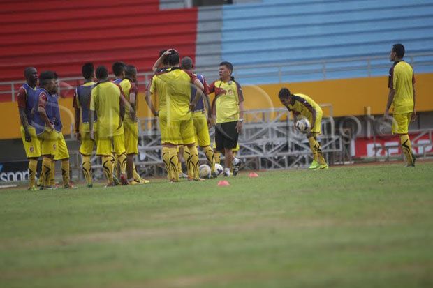 Launching Skuad, Sriwijaya FC Ekshibisi Lawan Mantan