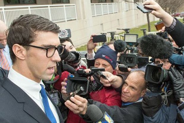 Perenang Michael Phelps Dihukum Setahun