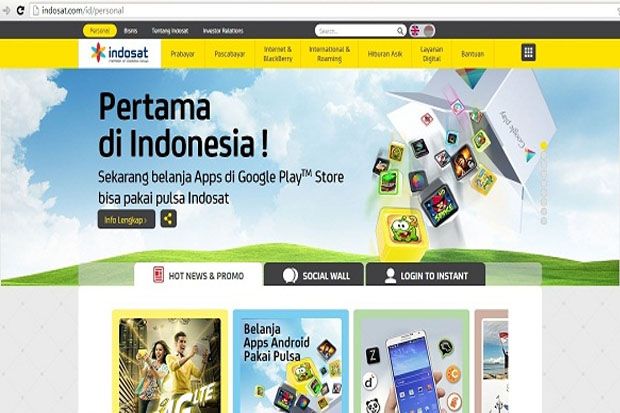 Jelang Tutup Tahun Indosat Ubah Tampilan Website