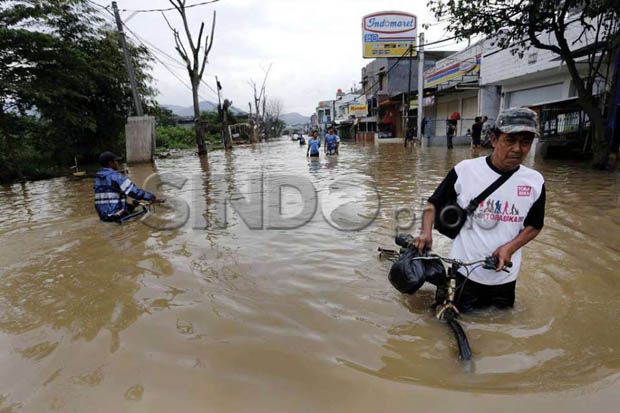 Banjir, Jalur Kota Bandung-Kabupaten Bandung Masih Terputus