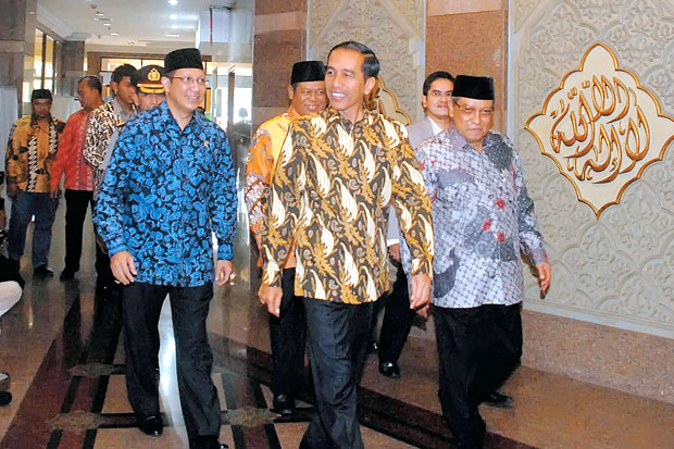 Presiden Jokowi Minta Dukungan Ulama NU