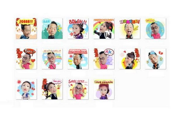 WeChat Hadirkan Sticker Tiga Komedian Dahsyat