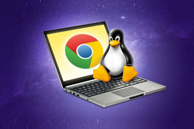 Chromebook Beroperasi di Linux