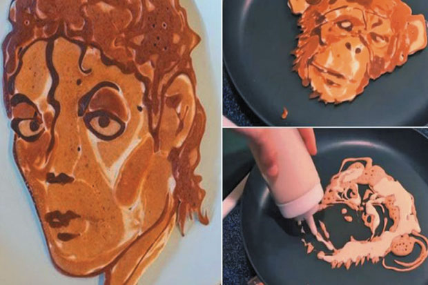 Pancake Wajah Michael Jackson