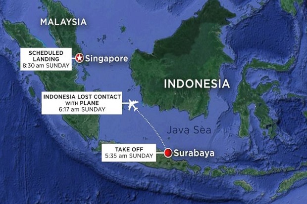 Sejarah Lokasi Hilangnya AirAsia QZ8501