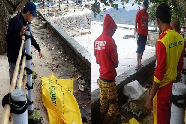 Mayat Sepotong Gegerkan Pantai Carita Banten