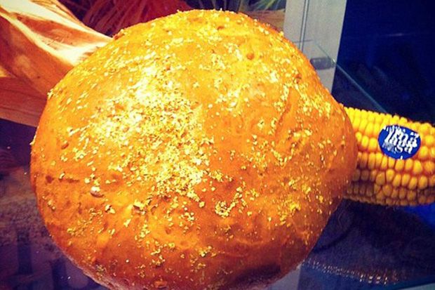 Wow! Gold Leaf Roti Bertabur Emas