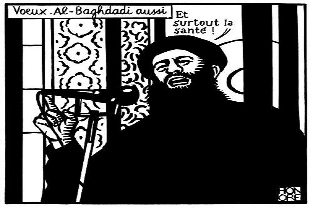 Sebelum Diserang, Charlie Hebdo Unggah Kartun Baghdadi