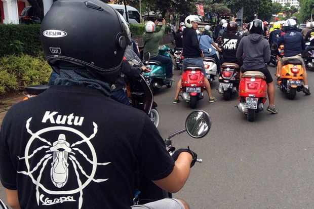 Saturday Morning Ride Ajang Silahturahmi Vespa Jakarta