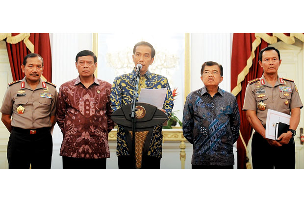 Berhentikan Sutarman Jokowi Tunda Lantik Budi Gunawan