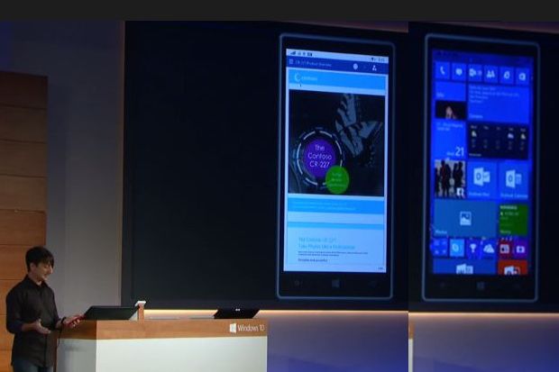 Microsoft Hadirkan OS Windows 10 pada Smartphone