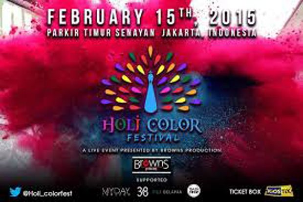 Holi Color Festival Meriahkan Valentine
