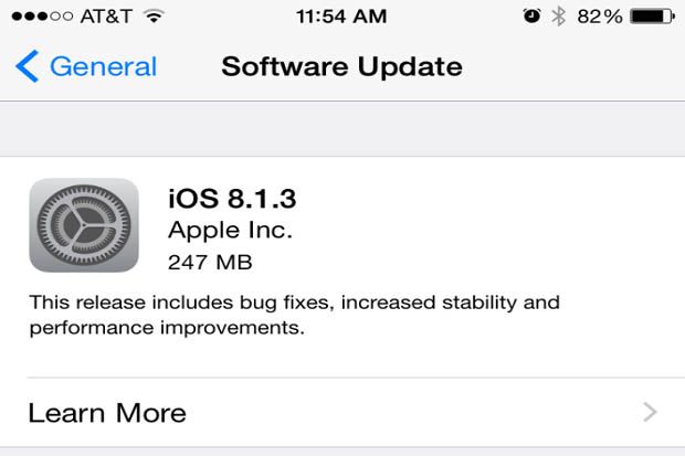 Apple Rilis Update iOS 8.1.3 Perbaiki Bug