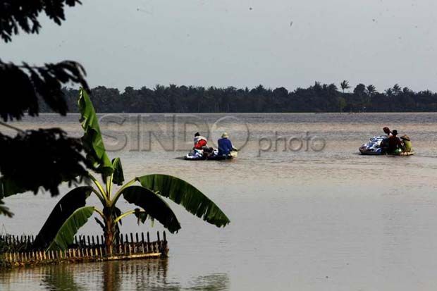 Ribuan Hektare Sawah di Majalengka Terendam Banjir