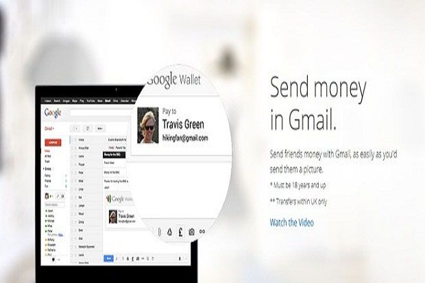 Kini Kirim Uang Bisa Pakai Gmail