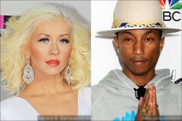 Christina Aguilera Gandeng Pharrell Williams untuk Album Barunya